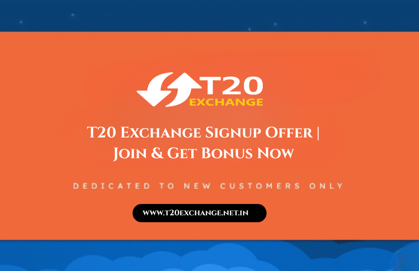 Read more about the article Exclusive T20 Exchange Signup Offer for New Users